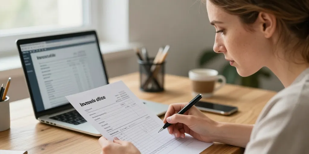 Comment remplir facture : Le modèle simple pour éviter les erreurs